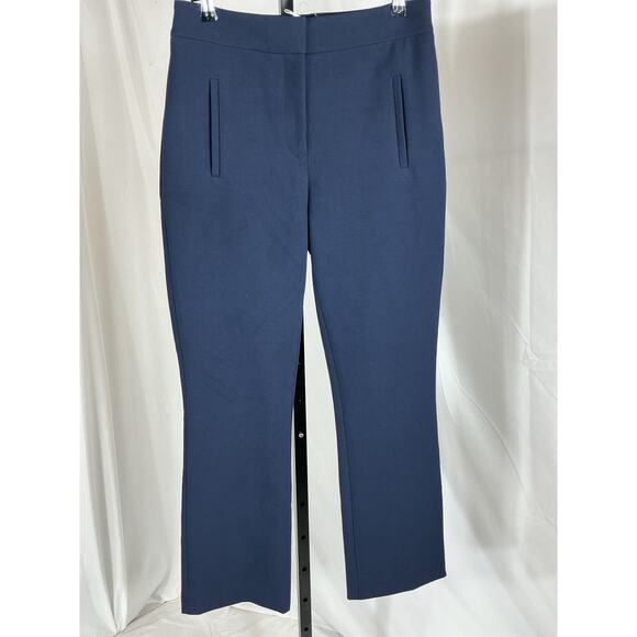 Veronica Beard 'Arte' Blue High Waist Flare Ankle Pants Size 6 - NWT - Picture 3 of 4